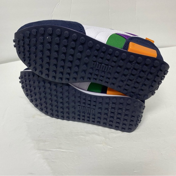 Puma Sneakers Multicolored Suede Leather Fabric Size 4 - Picture 6 of 7